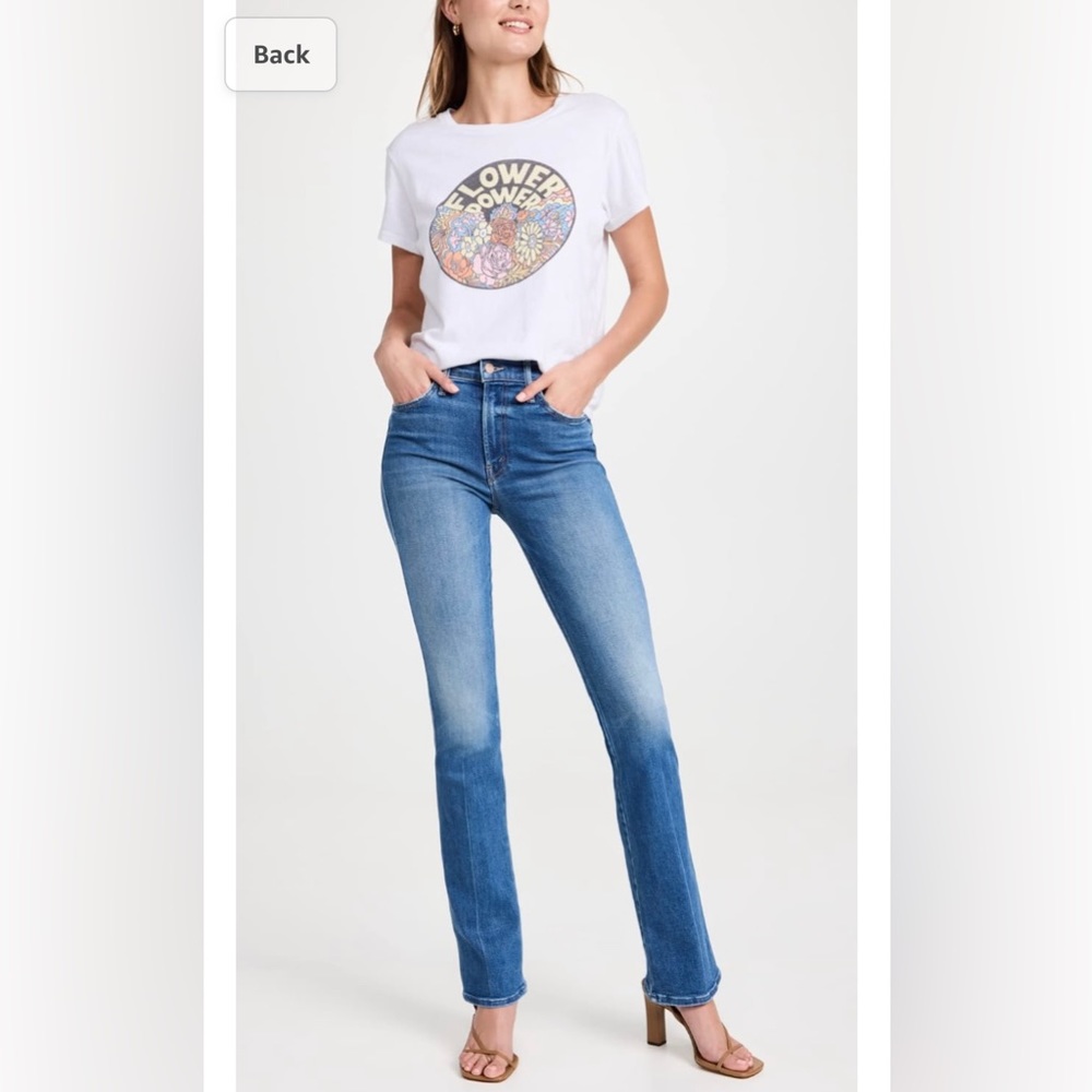 MOTHER Double Insider Heel Jeans